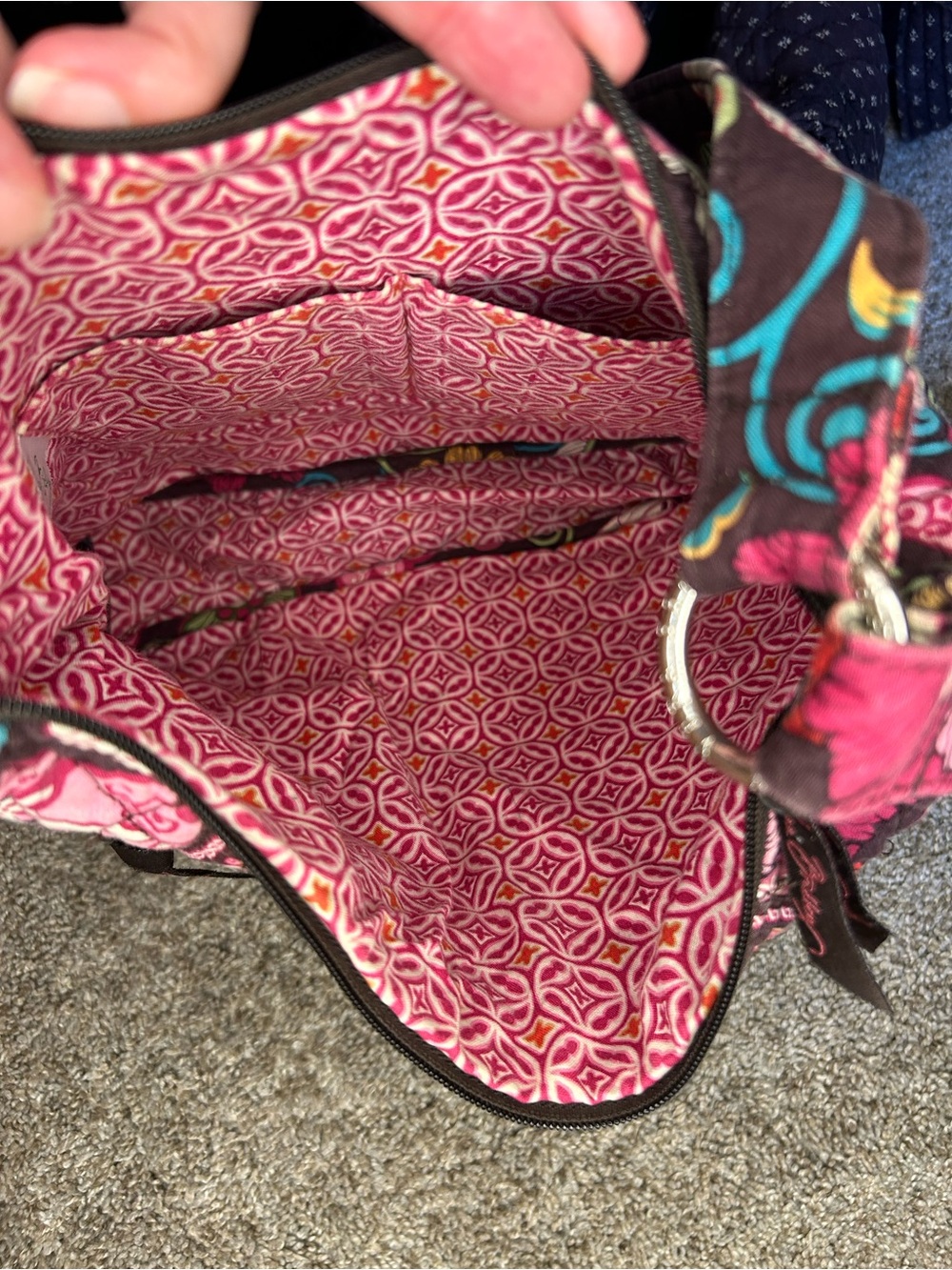 Mod Floral Pink Lisa B shoulder bag - Picture 4 of 8